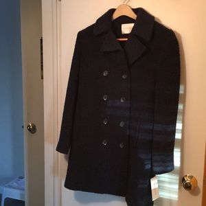 Fleurette Double Breasted Navy Coat (NEW) Size 8